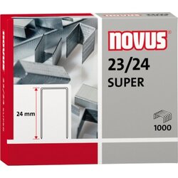 NOVUS 042-0644 NOVUS Heftklammer 23/24 SUPER verzinkt 1000St