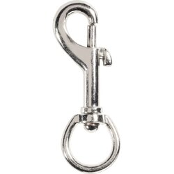 TOOLCRAFT 889670 Karabinerhaken drehbarer Ring 82x20mm