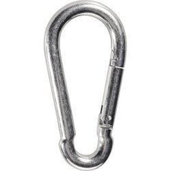 TOOLCRAFT 889655 Karabinerhaken DIN 5299 60x6mm 