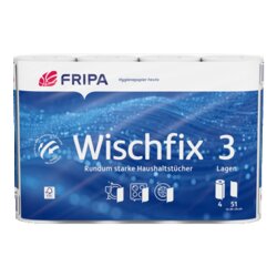 Fripa 3014006 Küchenrolle 3-lagig 4 Rl./Pack.
