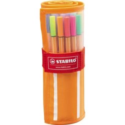 STABILO® 8830-2 Fineliner point 88 Rolletui sort 30St