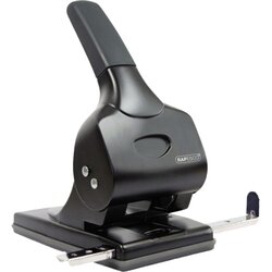 RAPESCO 1015 Locher ALU-65 65Blatt Anschlagschiene schwarz
