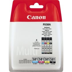 Canon 2103C007 Tintenpatrone CLI581 sw/c/m/y 4St.