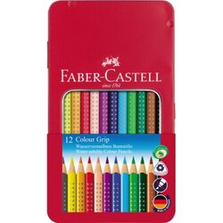 Faber-Castell 112413 Buntstift Colour GRIP f.sort. 12 St./Pack.