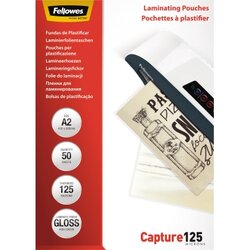Fellowes® 5309302 Laminierfolie Capture 125 DIN A2 125mic 50 St./Pack.