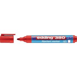 edding 4-380002 Flipchartmarker 380 1,5-3mm Rundspitze rot