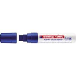 edding 4-4090003 Kreidemarker 4090 4-15mm Keilspitze blau