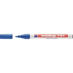 edding 4-751003 Lackmarker 751 1-2mm Rundspitze permanent blau
