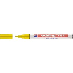 edding 4-751005 Lackmarker 751 1-2mm Rundspitze permanent gelb