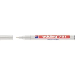 edding 4-751049 Lackmarker 751 1-2mm Rundspitze permanent weiß