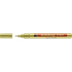 edding 4-751053 Lackmarker 751 1-2mm Rundspitze permanent gold