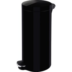 helit H2404395 Tretabfalleimer Silberionen 30l schwarz