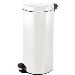 helit H2404305 Tretabfalleimer Silberionen 30l weiß