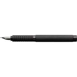 Faber-Castell 148480 Füller Essentio Aluminium M schwarz