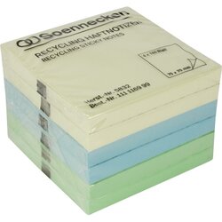 Soennecken 5832 Haftnotiz oeco RC 75x75mm 100Bl. sort. 6St.