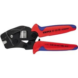 KNIPEX 97 53 09 Crimpzange 190mm 0,08-10+16mm brüniert