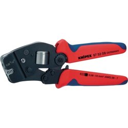 KNIPEX 97 53 08 Crimpzange 190mm 0,08-10mm brüniert