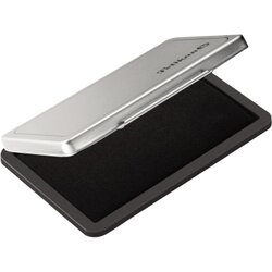 Pelikan 331777 Stempelkissen Gr.2 7x11cm Metallic-Gehäuse schwarz