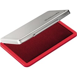 Pelikan 331025 Stempelkissen Gr.2 7x11cm Metallic-Gehäuse rot