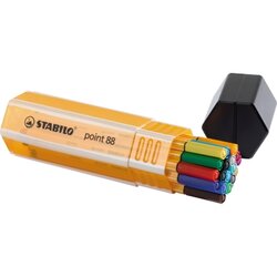 STABILO® 8820-1 Fineliner point 88 Big Box 0,4mm sortiert 20 St./Pack.