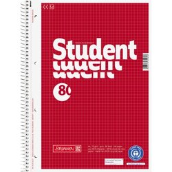 BRUNNEN 106783201 Collegeblock DIN A4 80Blatt kariert