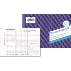 Avery Zweckform 1310 Wochenbericht DIN A5 100Bl. 