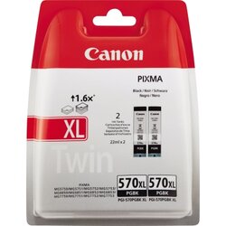 Canon 0318C010 Tintenpatrone PGI570XLBK schwarz 2St.