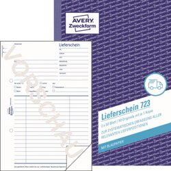 Avery Zweckform 723 Lieferschein DIN A5 2x50Blatt 