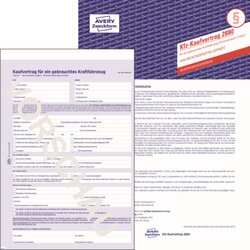 Avery Zweckform 2880 Kaufvertrag DIN A4 4x4Blatt 