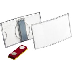 DURABLE 812319 Namensschild 40x75mm mit Magnet 25 St./Pack.