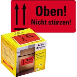 Avery Zweckform 7214 Warnetikett Oben Nicht stürzen 200 St./Pack.