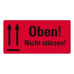 Avery Zweckform Hinweisetikett 100 x 50 mm (B x H) Oben! Nicht stürzen!