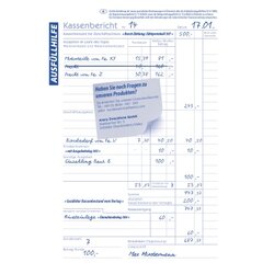Avery Zweckform Kassenbericht 305