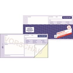 Avery Zweckform 1741 Kurzbrief 1/3 DIN A4 2x40Blatt 
