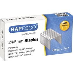 RAPESCO S24607Z3 Heftklammer 24/6 verzinkt 1.000 St./Pack.