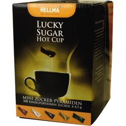 Hellma 60115043 Zucker Lucky Sugar Hot Cup 4,5g 500 St./Pack.