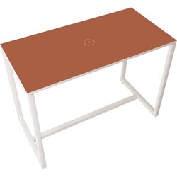 easyDesk® TD114.13.18P Stehtisch 110x114x75cm rot 
