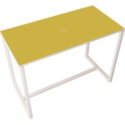easyDesk® TD114.13.09P Stehtisch 110x114x75cm gelb 