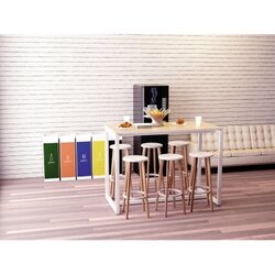 easyDesk® Stehtisch 1.500 x 1.100 x 750 mm (B x H x T)