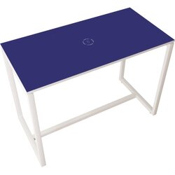 easyDesk® TD114.13.06P Stehtisch 110x114x75cm blau 