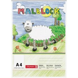 BRUNNEN 1047407 Malblock A4 100Bl sort 