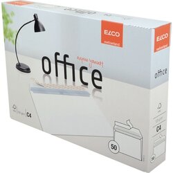 ELCO 7453812 Briefumschlag Office C4 oF hk hochweiß 50 St./Pack.