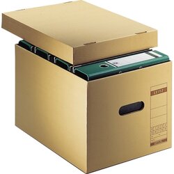 Leitz 60810000 Archivbox DIN A4 max. 7Ordner Pappe natronbraun