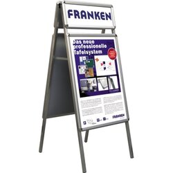 FRANKEN BS1305 Kundenstopper A1 420x594mm m.Topper für 2xA4