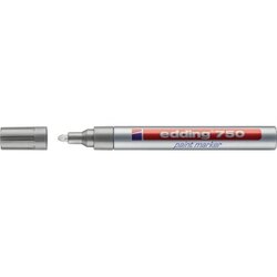 edding 4-750054 Lackmarker 750 2-4mm Rundspitze permanent silber