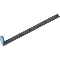 Leitz 51720000 Anschlagschiene für Locher 5180 DIN A3 silber
