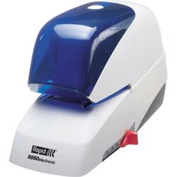 Rapid 20993210 Elektroheftgerät 5050e Kunststoff weiß/blau