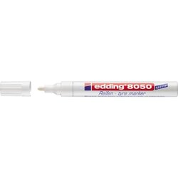 edding 4-8050049 Reifenmarker 8050 2-4mm Rundspitze weiß