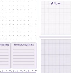 SIGEL Schreibunterlage Lilac mit Kalender 3 Jahre