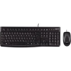 Logitech 920-002540 Tastatur-Maus-Set MK120 corded schwarz